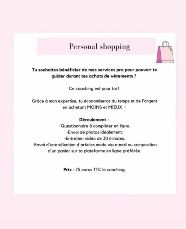 Personal Shopping